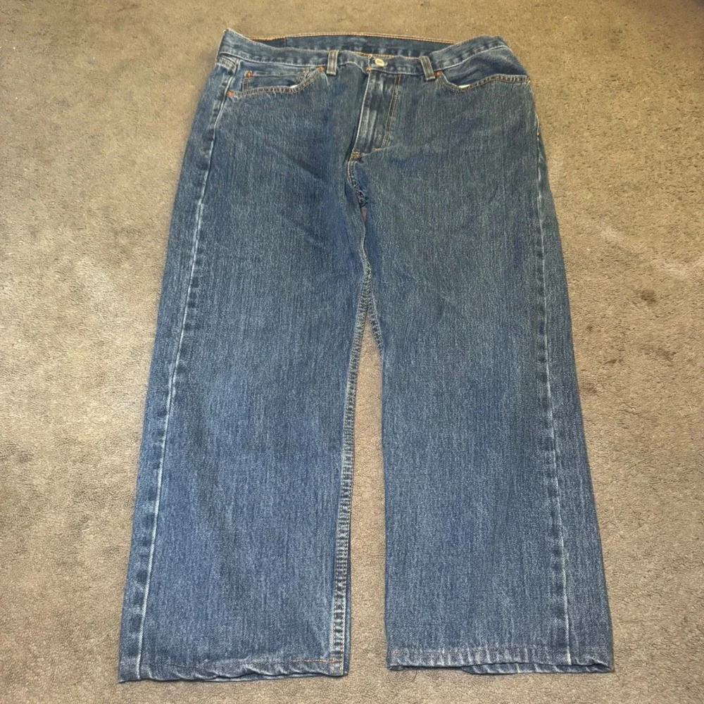 Levis 505 Regular Fit Jeans Mens 36x29 Medium Wash Blue Straight Leg Denim